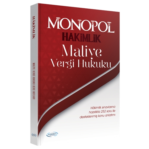 Hakimlik Maliye Vergi Hukuku Konu Anlatımı Monopol Yayınları 2024
