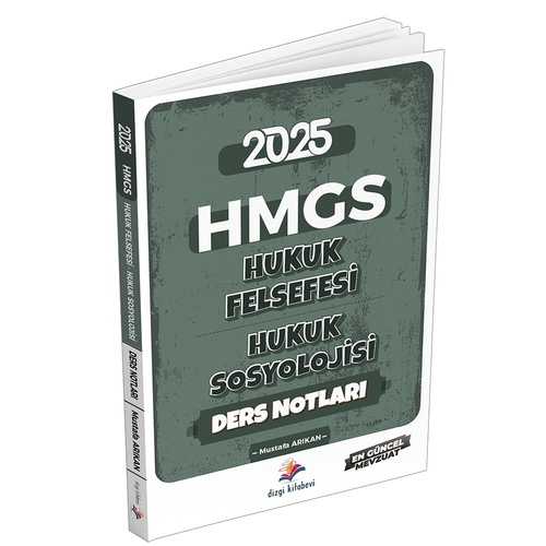 HMGS Hukuk Felsefesi, Hukuk Sosyolojisi Ders Notları Dizgi Kitap Yayınları 2025
