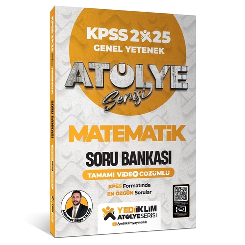 KPSS Genel Yetenek Atölye Serisi Matematik Soru Bankası Yediiklim Yayınları 2025