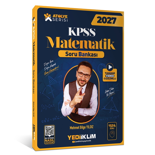 KPSS Genel Yetenek Atölye Serisi Matematik Soru Bankası Yediiklim Yayınları 2027