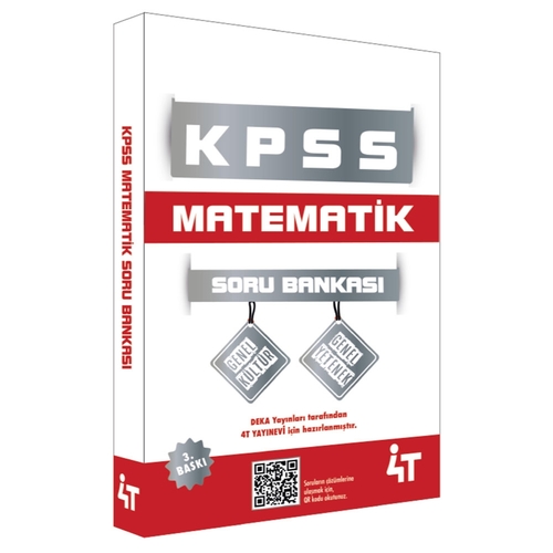 KPSS Matematik Soru Bankası 4T Yayınları 2025