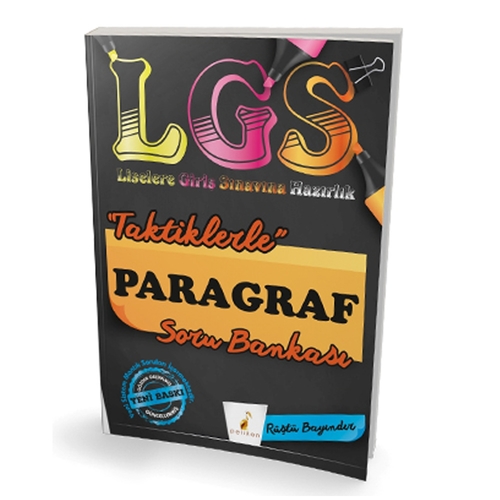 LGS Hazırlık Taktiklerle Paragraf Soru Bankası Pelikan Yayınları