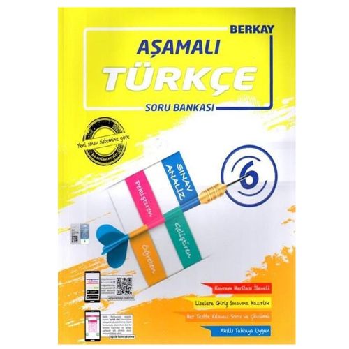 6. Sınıf Aşamalı Türkçe Soru Bankası Berkay Yayınları