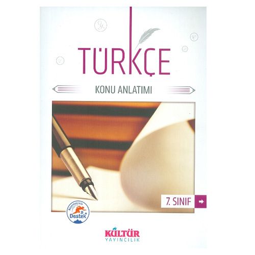 7. Sınıf Türkçe Konu Anlatımı Kültür Yayınları