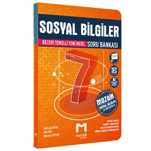 7. Sınıf Sosyal Bilgiler Soru Bankası Mozaik Yayınları