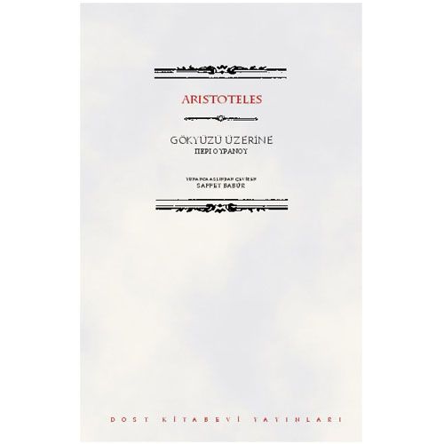 Gökyüzü Üzerine - Aristoteles