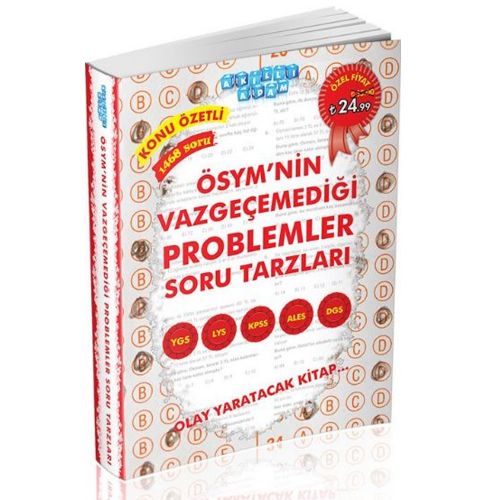 ÖSYM\'nin Vazgeçemediği Problemler Soru Tarzları Akıllı Adam Yayınları