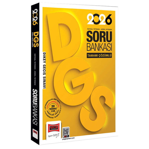 DGS Sayısal-Sözel Yetenek Tamamı Çözümlü Soru Bankası Yargı Yayınları 2026