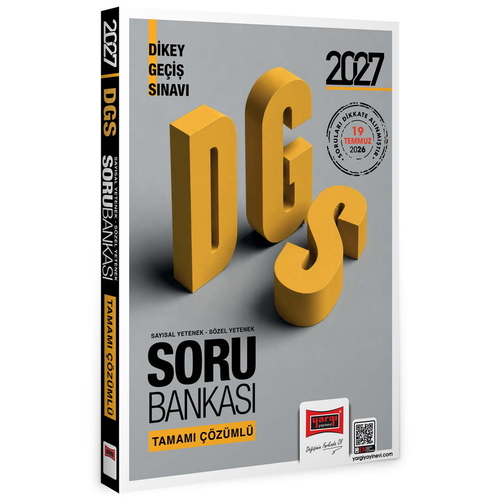 DGS Sayısal-Sözel Yetenek Tamamı Çözümlü Soru Bankası Yargı Yayınları 2027