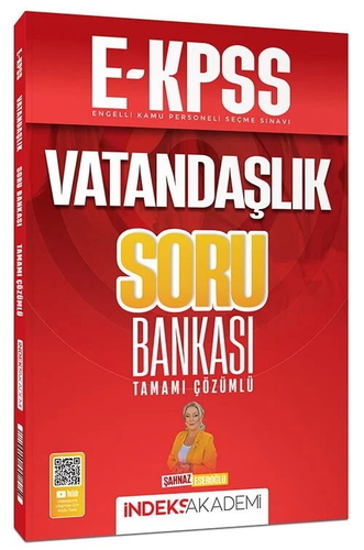 EKPSS Vatandaşlık Soru Bankası Tamamı Çözümlü İndeks Akademi Yayınları 2026