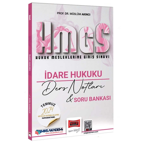 HMGS İdare Hukuku Ders Notları ve Soru Bankası Yargı Yayınları 2024