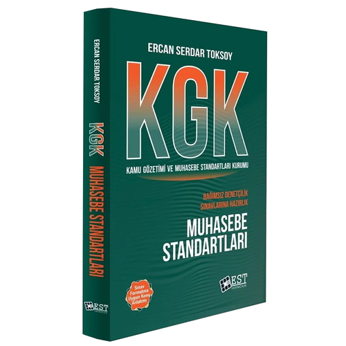 KGK Bağımsız Denetçilik Muhasebe Standartları Konu Anlatım Hazırlık Kitabı EST Yayınları