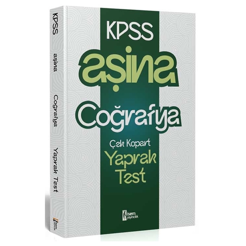 KPSS Aşina Coğrafya Çek Kopart Yaprak Test İsem Yayınları 2025