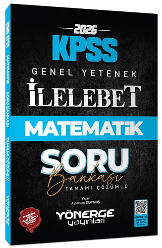 KPSS Matematik İlelebet Soru Bankası Tamamı Çözümlü Yönerge Yayınları 2026