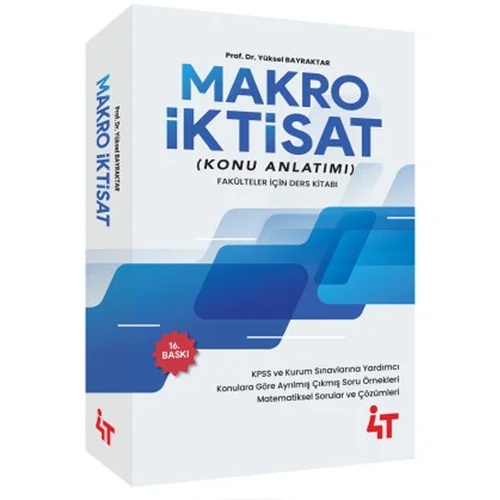 Makro İktisat Konu Anlatımı 4T Yayınları 2024