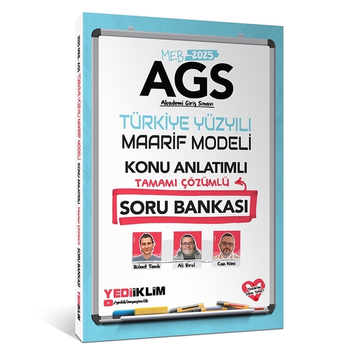 MEB AGS Türkiye Yüzyılı Maarif Modeli Konu Anlatımlı Soru Bankası Yediiklim Yayınları 2025