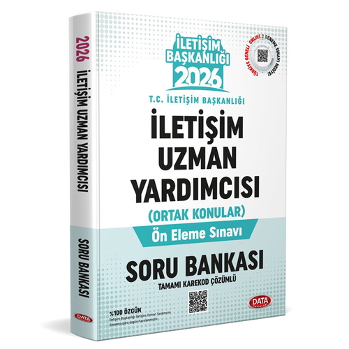 T.C. İletişim Başkanlığı İletişim Uzman Yardımcısı Soru Bankası Data Yayınları 2026