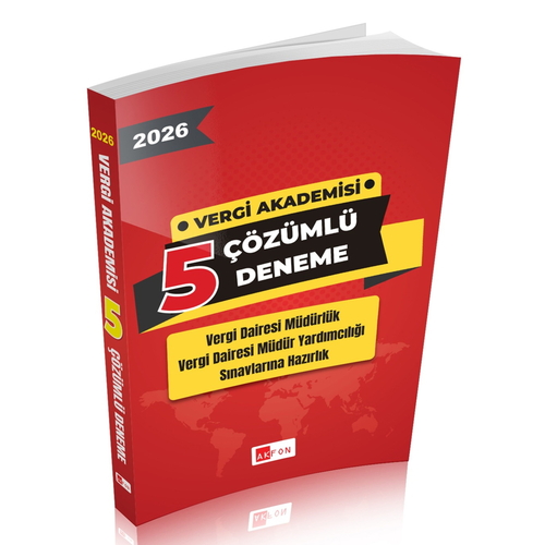 Vergi Akademisi Çözümlü 5 Deneme Akfon Yayınları 2026