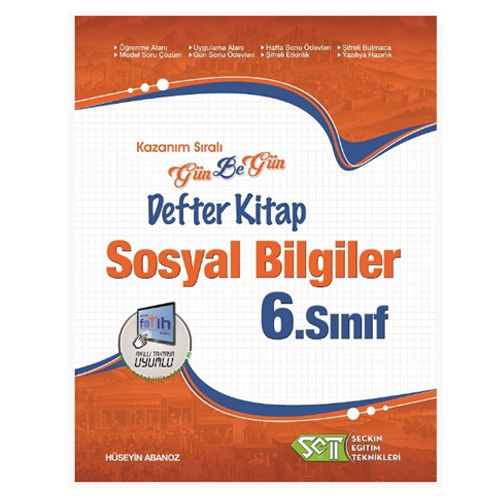 6. Sınıf Gün Be Gün Defter Kitap Sosyal Bilgiler Seçkin Eğitim Teknikleri