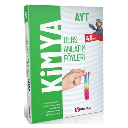 AYT Kimya Ders Anlatım Föyleri Lider Plus Yayınları