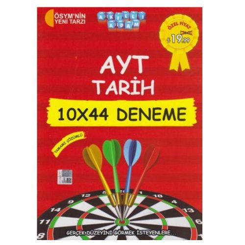 AYT Tarih 10x44 Deneme Akıllı Adam Yayınları