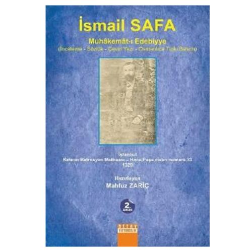 İsmail Safa Muhakemat–ı Edebiyye - Mahfuz Zariç