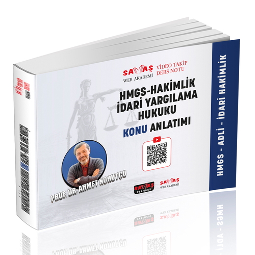 Adli-İdari Hakimlik HMGS İdari Yargılama Hukuku Video Takip Ders Notu Konu Anlatımı Savaş Yayınevi 2026