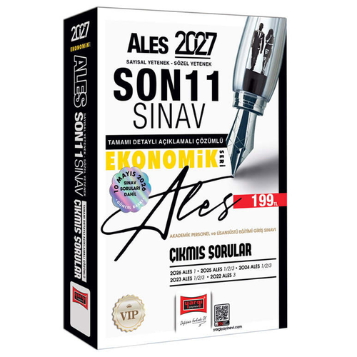 ALES Ekonomik Seri Son 11 Sınav Sayısal-Sözel Yetenek Çıkmış Sorular Yargı Yayınları 2027