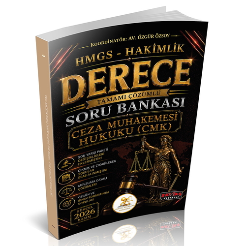 HUKAL HMGS-Hakimlik Derece Ceza Muhakemesi Hukuku CMK Soru Bankası Savaş Yayınevi 2026