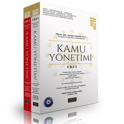 Kelepir Ürün İadesizdir - Kamu Yönetimi Konu Anlatımı Altın Seri - Ahmet Nohutçu 2025