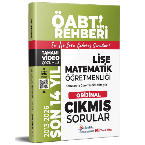 MEB AGS ÖABT Lise Matematik Öğretmenliği Çıkmış Sorular Son 14 Yıl Dizgi Kitap 2027