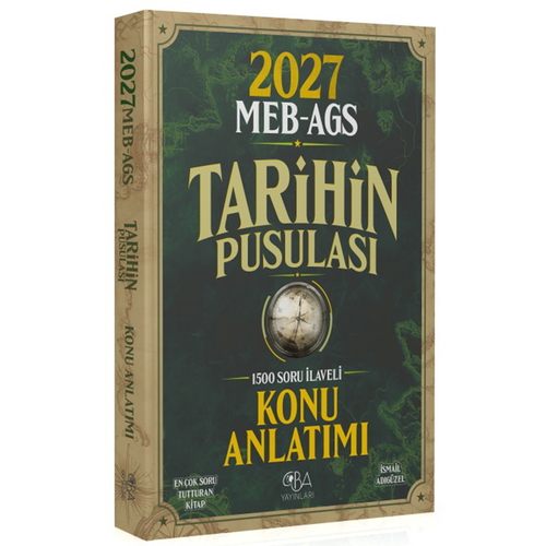 MEB AGS Pusula Serisi Tarihin Pusulası Konu Anlatımı CBA Yayınları 2027