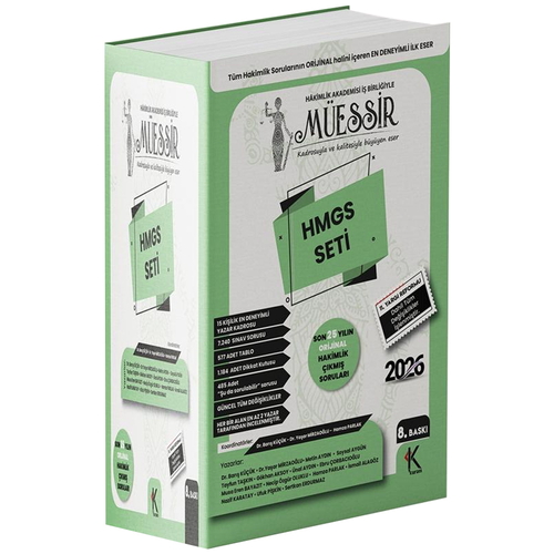 MÜESSİR HMGS Çıkmış Soru Bankası Seti Temsil Kitap Yayınları 2026