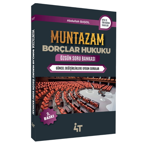 Muntazam Borçlar Hukuku Özgün Soru Bankası 4T Yayınları 2025