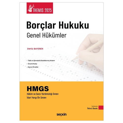 THEMIS Borçlar Hukuku Genel Hükümler Konu Kitabı - Deniz Bayeren 2025