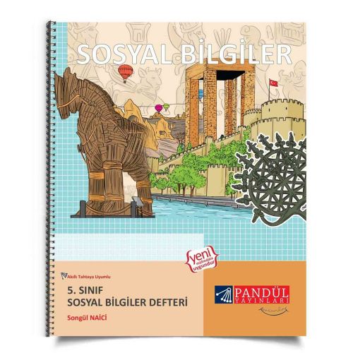 5. Sınıf Sosyal Bilgiler Defteri Pandül Yayınları