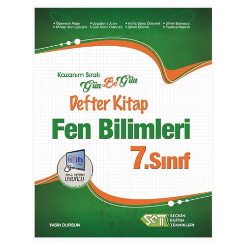 7. Sınıf Gün Be Gün Defter Kitap Fen Bilimleri Seçkin Eğitim Teknikleri