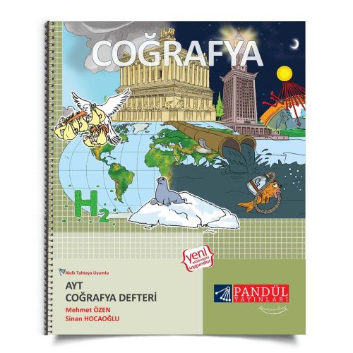 AYT Coğrafya Defteri Pandül Yayınları