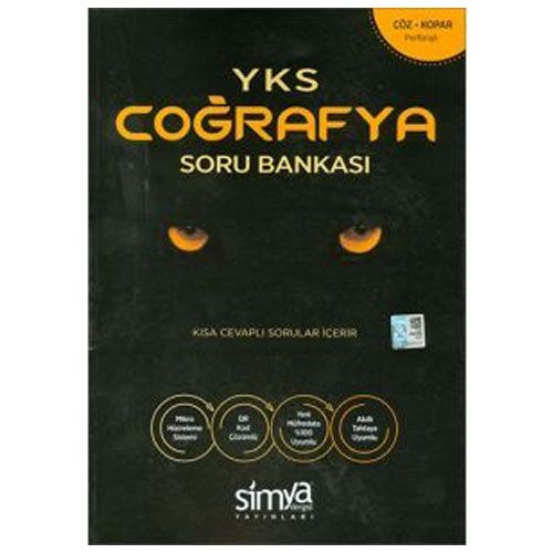 YKS 1.Oturum TYT Coğrafya Soru Bankası Simya Dergisi Yayınları