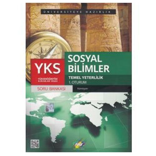 YKS TYT Sosyal Bilimler Soru Bankası Temel Yeterlilik 1. Oturum - Fdd Yayınları