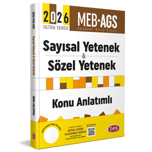 AGS Ultra Serisi Sayısal Yetenek Sözel Yetenek Konu Anlatımlı Data Yayınları 2026