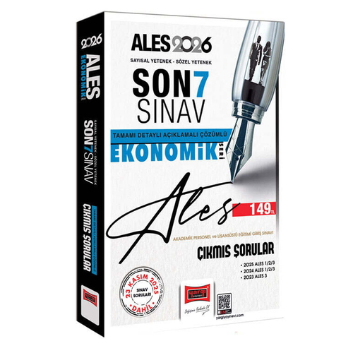 ALES Ekonomik Seri Son 7 Sınav Çıkmış Sorular Yargı Yayınları 2026