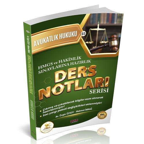 HUKAL HMGS-HAKİMLİK Avukatlık Hukuku Ders Notları Savaş Yayınları 2025