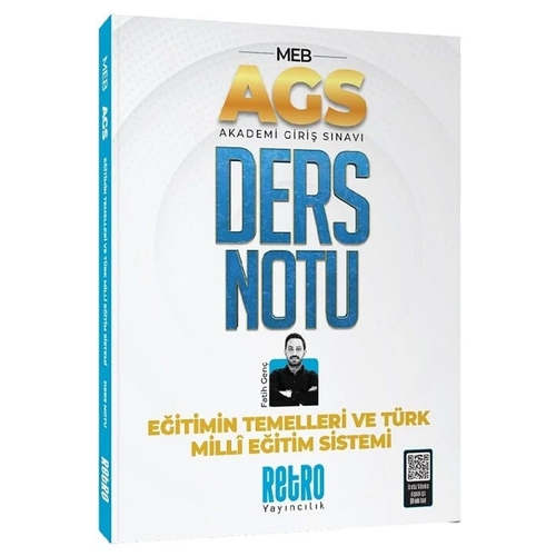MEB AGS Eğitimin Temelleri ve Türk Milli Eğitim Sistemi Ders Notu Retro Yayınları 2025