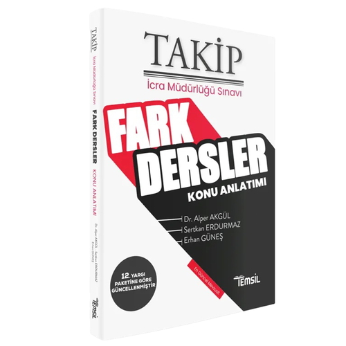 TAKİP İcra Müdürlüğü Sınavlarına Hazırlık Fark Ders Konu Anlatımı Temsil Kitap Yayınları 2026