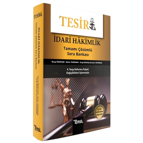TESİR İdari Hakimlik Soru Bankası Temsil Kitap Yayınları 2021