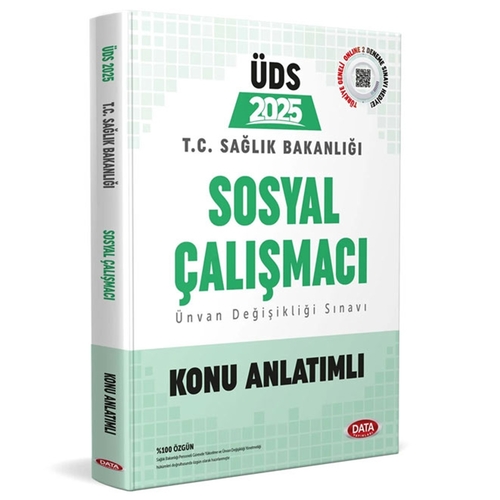 UDS Sağlık Bakanlığı Sosyal Çalışmacı Konu Anlatımlı Data Yayınları 2025