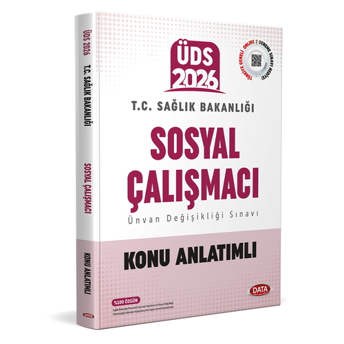 UDS Sağlık Bakanlığı Sosyal Çalışmacı Konu Anlatımlı Data Yayınları 2026