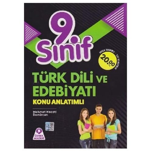 9. Sınıf Türk Dili ve Edebiyatı Konu Anlatımlı Örnek Akademi Yayınları