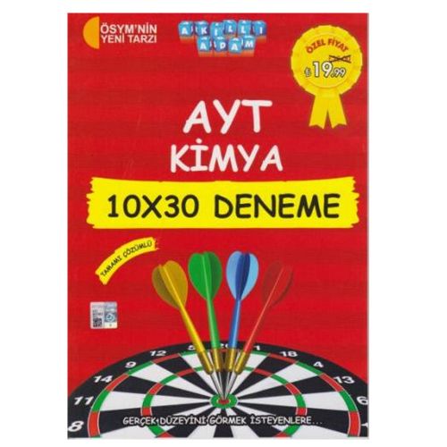 AYT Kimya 10x30 Deneme Akıllı Adam Yayınları